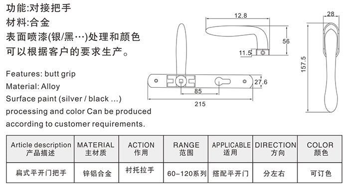 Swing Door Lock E016