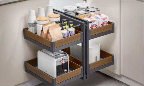 fully open drawer