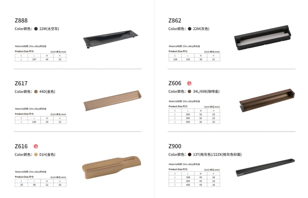 cabinet hardware handles (11)