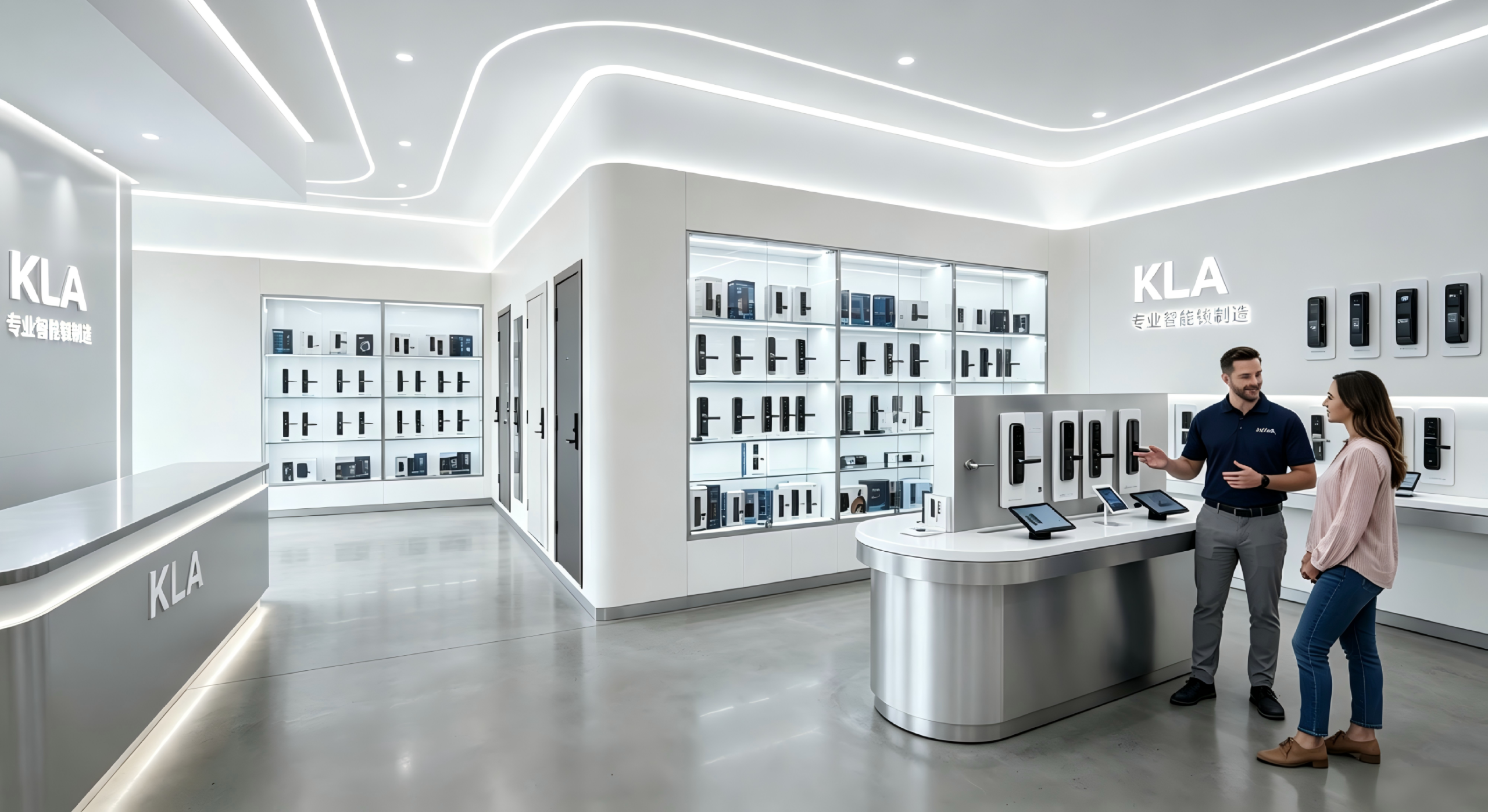 KLA Smart Lock Factory Showroom