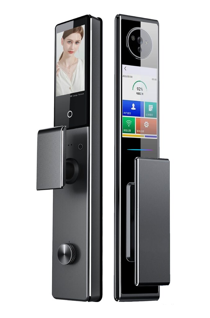 palm vein & 3d facial recognition smart lock p10